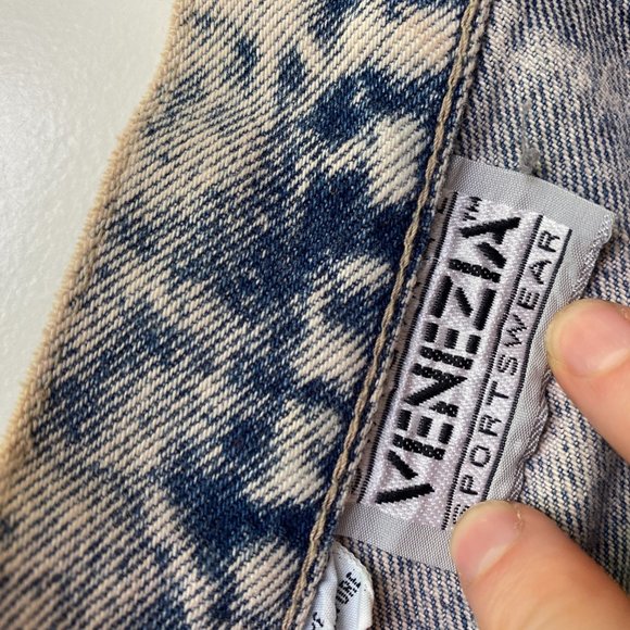 Vintage 90s Venezia Acid Wash High Waist Mom Jeans - Picture 9 of 9